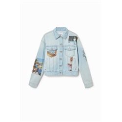 Chaqueta vaquera trucker cropped South Beach