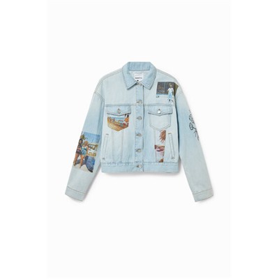 Chaqueta vaquera trucker cropped South Beach