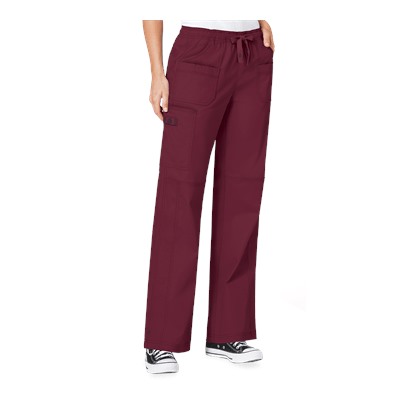 WonderWink WonderFLEX Faith Women's 4-Pocket STRETCH Cotton Rich Boot Cut Scrub Pants