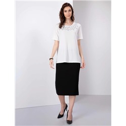 Ekru Comfort Fit Bluz