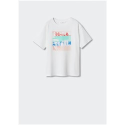 Camiseta algodón estampada -  Niño | MANGO OUTLET España
