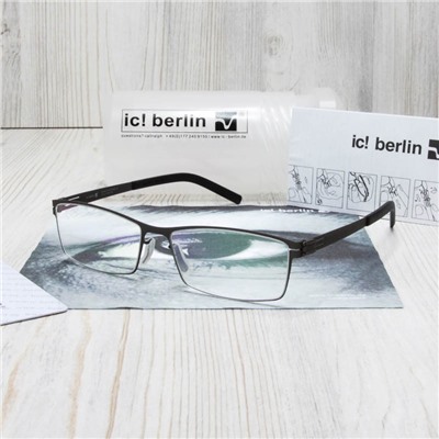 IB00001 - Оправа ic!Berlin Alwin C. gun metal &#43 футляр