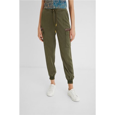 Pantalón jogger cargo 100% Lyocell