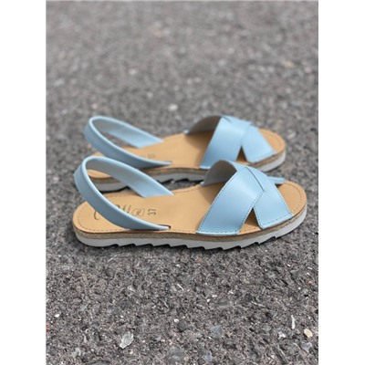 Босоножки от испанского производителья Ab.Zapatos Cruz-Yute celeste АКЦИЯ