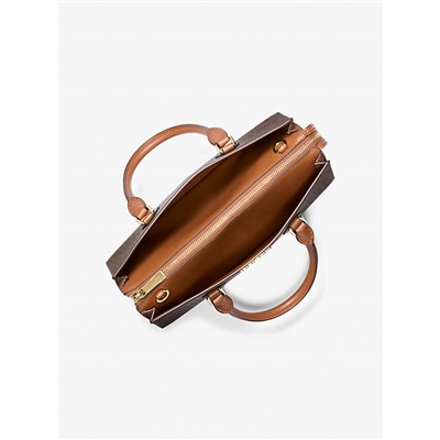 Sheila Medium Logo Satchel