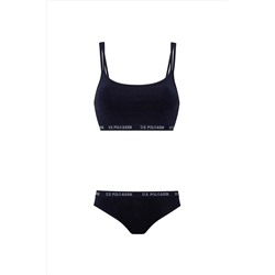 U.S. Polo Assn. Kadın Lacivert Büstiyer-Slip Takım VOEM65004