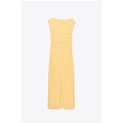 ASYMMETRIC MIDI DRESS