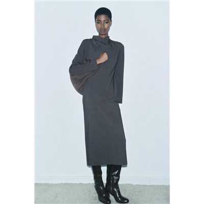 ZW COLLECTION MIDI DRESS WITH SLIT