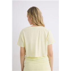 Camiseta 100% algodón amarillo