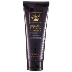 [GLAMFOX] Пенка для умывания МУЦИН ЧЕРНОЙ УЛИТКИ антивозрастная коллагеновая Black Snail Mucin Collagen Foam Cleanser, 230 мл