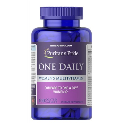 Puritan's Pride One Daily Women's Multivitamin with Zinc