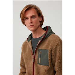 Sudadera con capucha Camel