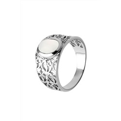 Anillo Plata y piedra de luna