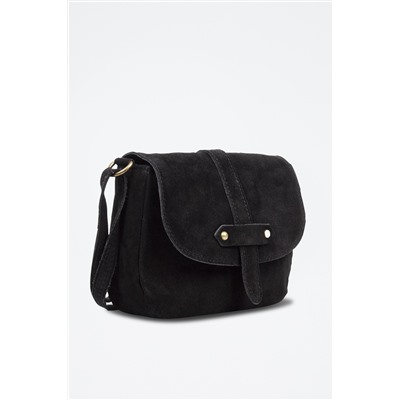 Bandolera de piel Negro - Firenze Artegiani