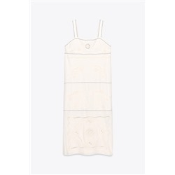 ZW COLLECTION EMBROIDERED STITCHED DRESS