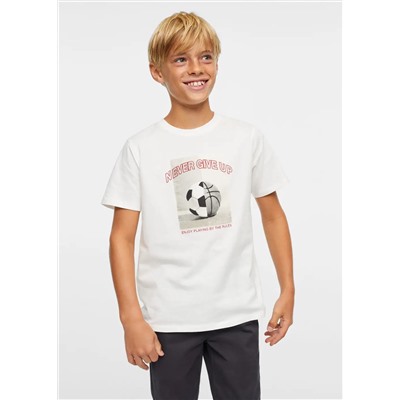 Camiseta estampada algodón -  Niño | MANGO OUTLET España