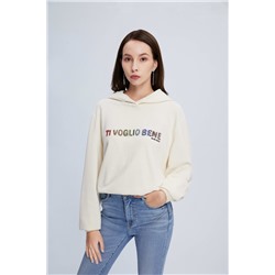 Sudadera con capucha Crudo