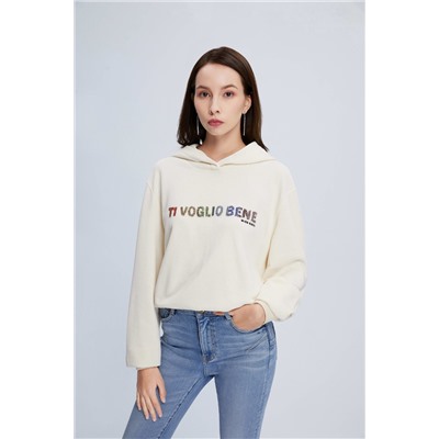 Sudadera con capucha Crudo