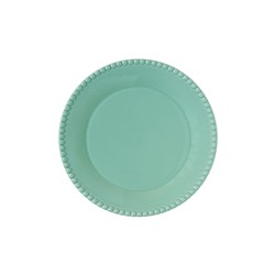 Тарелка закусочная, 19 см, фарфор P, зелено-голубая, Бусины, Tiffany, 62488