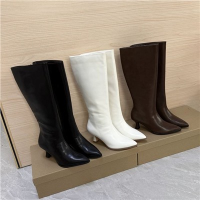 Женские высокие сапоги с острым носом, экспорт