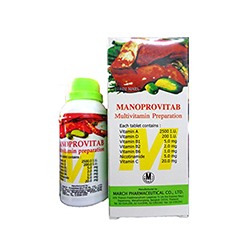 Мультивитамины Manoprovitab от Lamthong Karnpat Co.Ltd 72 таблетки / Lamthong Karnpat Co.Ltd Manoprovitab Multivitamin 72 tabs
