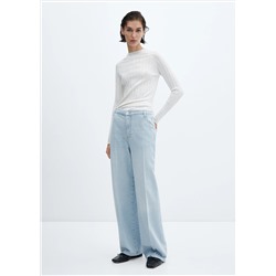 Jeans rectos tiro medio