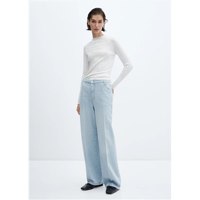 Jeans rectos tiro medio