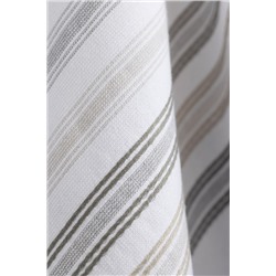 Guamod Pamuklu Banyo Havlusu - Beyaz/Gri - 75x150 cm