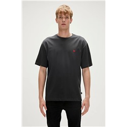 Bad Bear Daydream Oversize T-shirt Antrasit Basic Erkek Tişört 23.01.07.026-C02