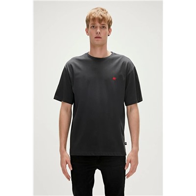 Bad Bear Daydream Oversize T-shirt Antrasit Basic Erkek Tişört 23.01.07.026-C02