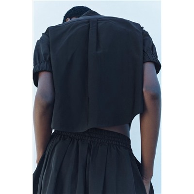 ZW COLLECTION CROPPED SHIRT