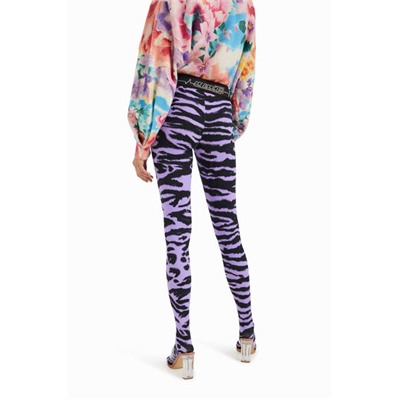 Legging slim animal print