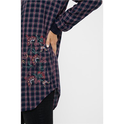 Camisa tartán flores