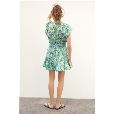 PRINTED MINI DRESS