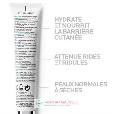 La Roche Posay Hyalu B5 - Soin Anti-Rides Réparateur Repulpant 40ml