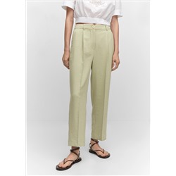 Pantalón recto pinzas