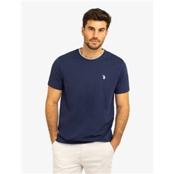 TIPPED CREW NECK COLLAR T-SHIRT