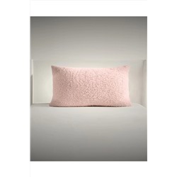 Benlisso Home Dikdörtgen Peluş Teddy Dekoratif Yastık Kırlent Kılıfı Pudra Pembe 35x55 1898