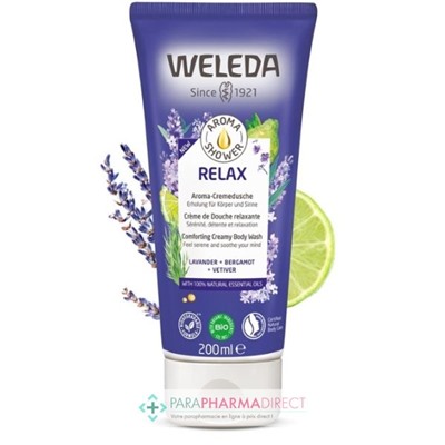 Weleda Relax - Crème de Douche Relaxante - BIO 200 ml