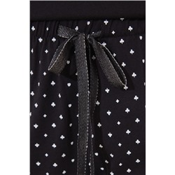 Pijama largo 100% algodón Snoopy negro