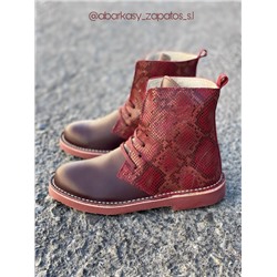 Ab. Zapatos 27025 serpiente Burdeos + PELLE · 2800 granate-cuero АКЦИЯ