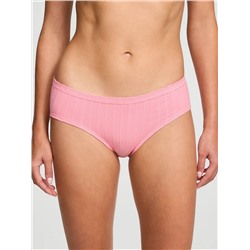 Stretch Cotton Rib Hiphugger Panty