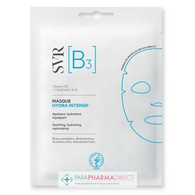 SVR [B3] Masque Hydra Intensif - Apaisant, Hydratant, Repulpant 12ml