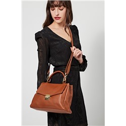 Bolso de piel Mini Bagi Camel