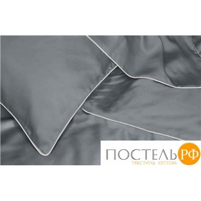 113310102-сгL02 Наволочка Satin Luxe 70х70 Мистический серый