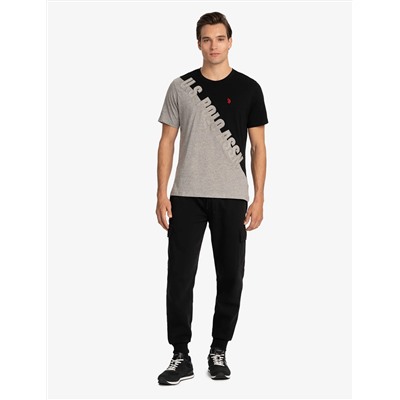 U.S. POLO ASSN. DIAGONAL COLORBLOCK T-SHIRT