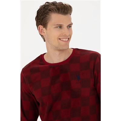Erkek Bordo Pijama Takımı