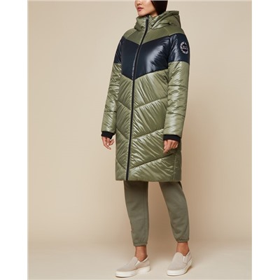 JXJC Colorblock Puffer Coat
