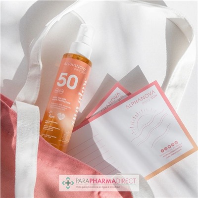 Alphanova Daily Sun Huile Solaire Haute Protection SPF50 125ml