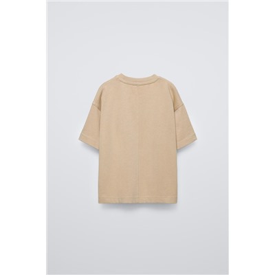 T-SHIRT WITH EMBROIDERED MOTIFS